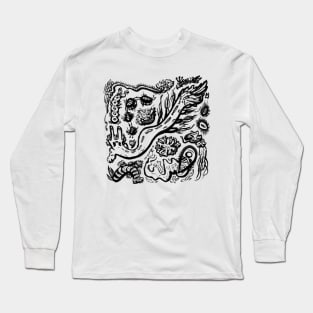 Wriggling Beasties: Light Long Sleeve T-Shirt